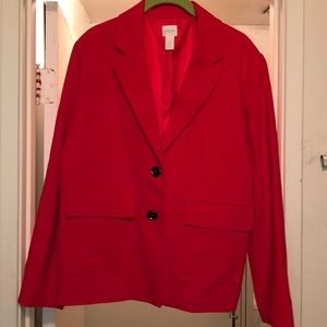 Red blazer